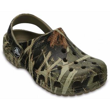 Crocs Classic Realtree® Klumpa Fiú Olivazöld | HU 1348CTVE